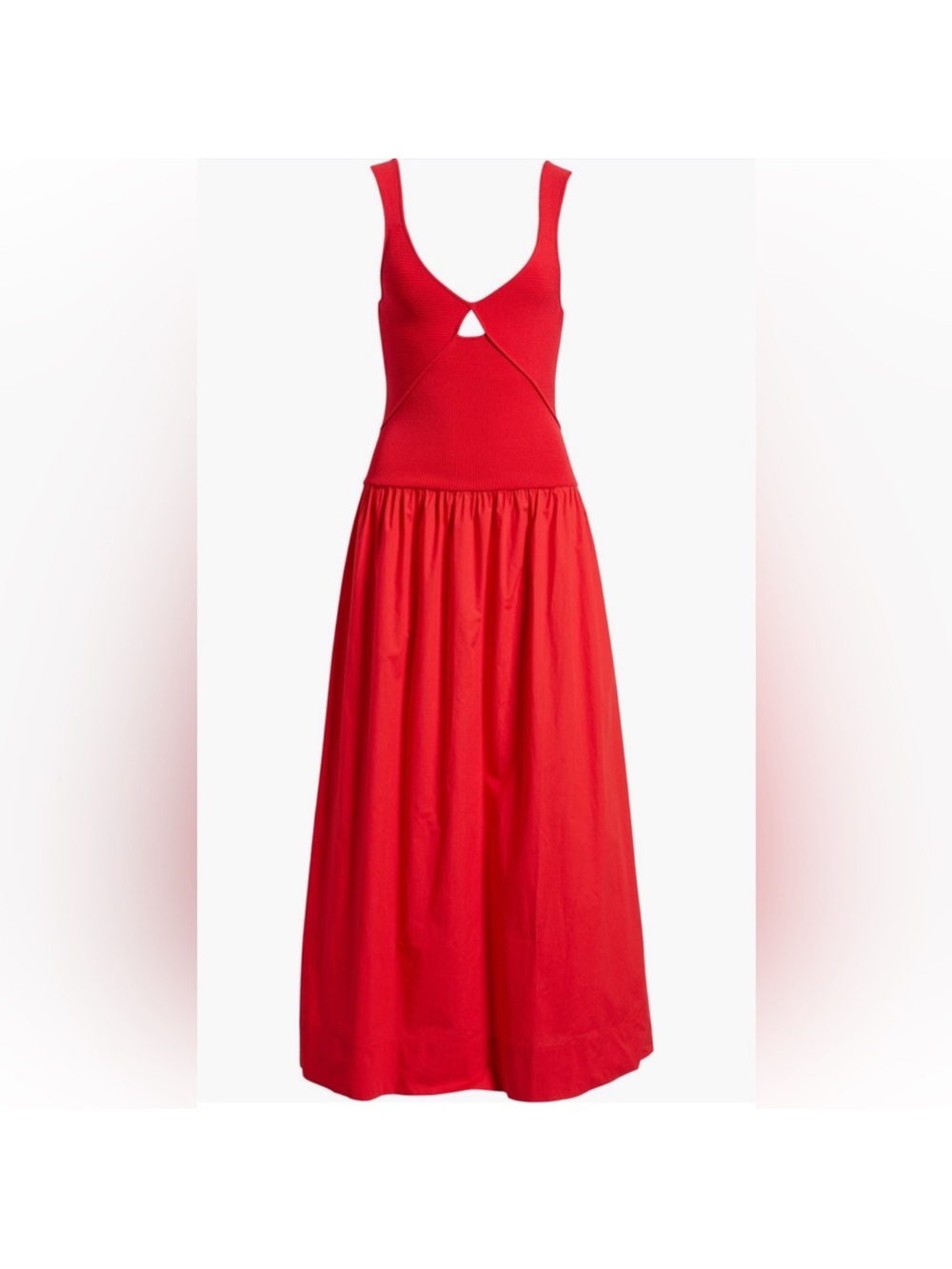 Raquel Mixed Media Maxi Dress